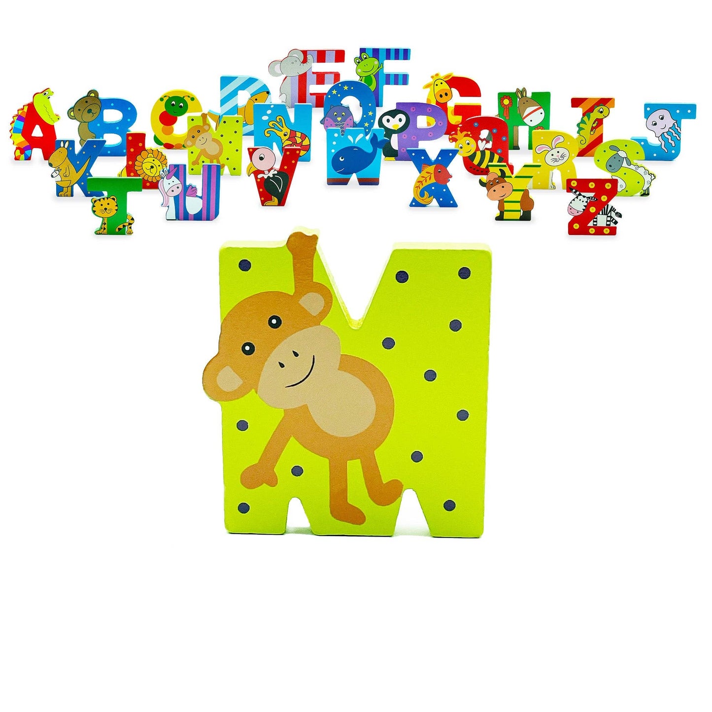 Alphabet Wooden letter M