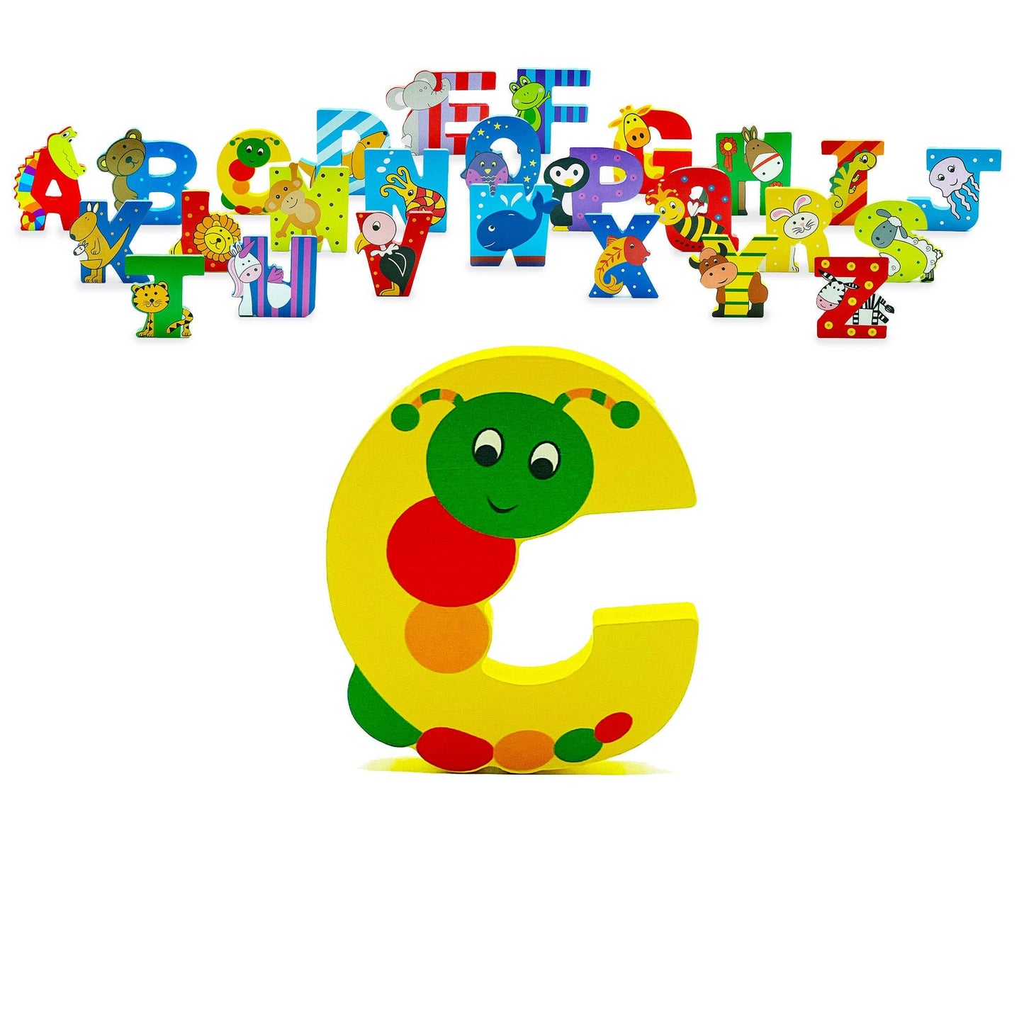 Alphabet wooden letter C