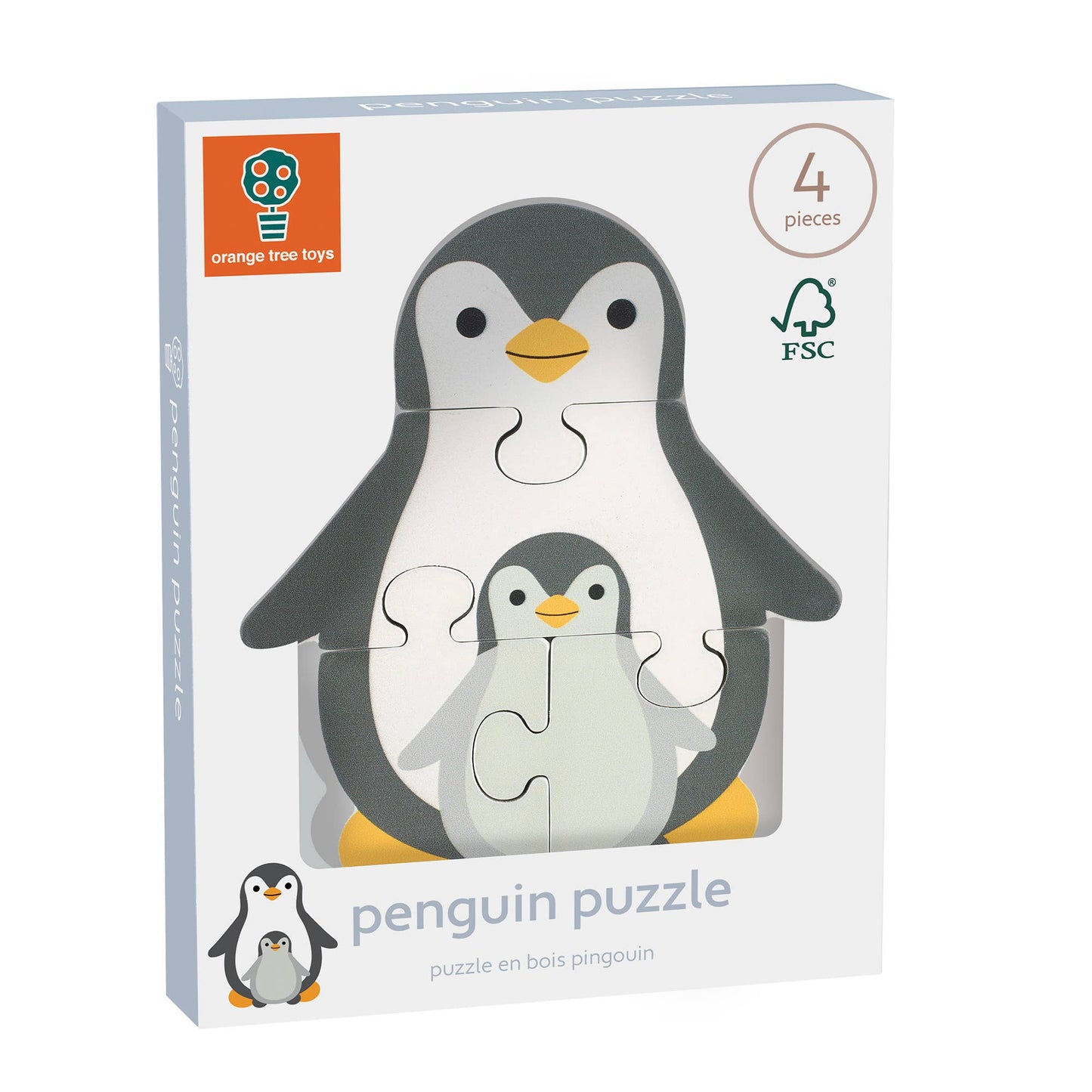 Wooden Puzzle: Penguins!