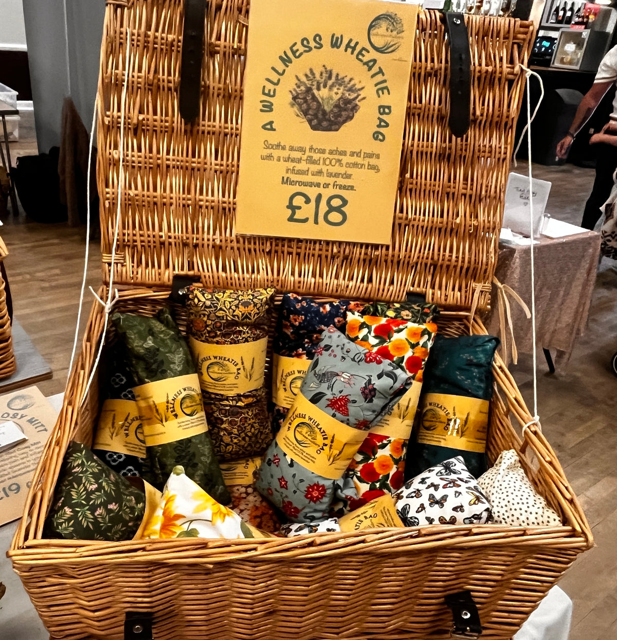WELLNESS WHEATIE BAG WITHOUT LAVENDER - POT LUCK LET US CHOSE FOR YOU!