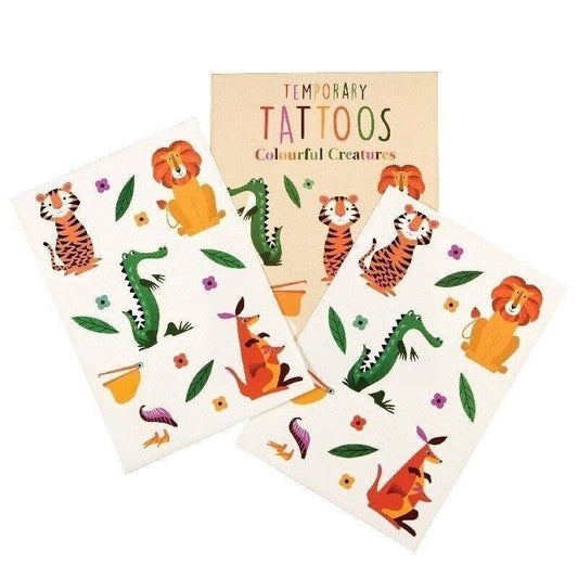 Temporary Tattoos - Colourful Creatures