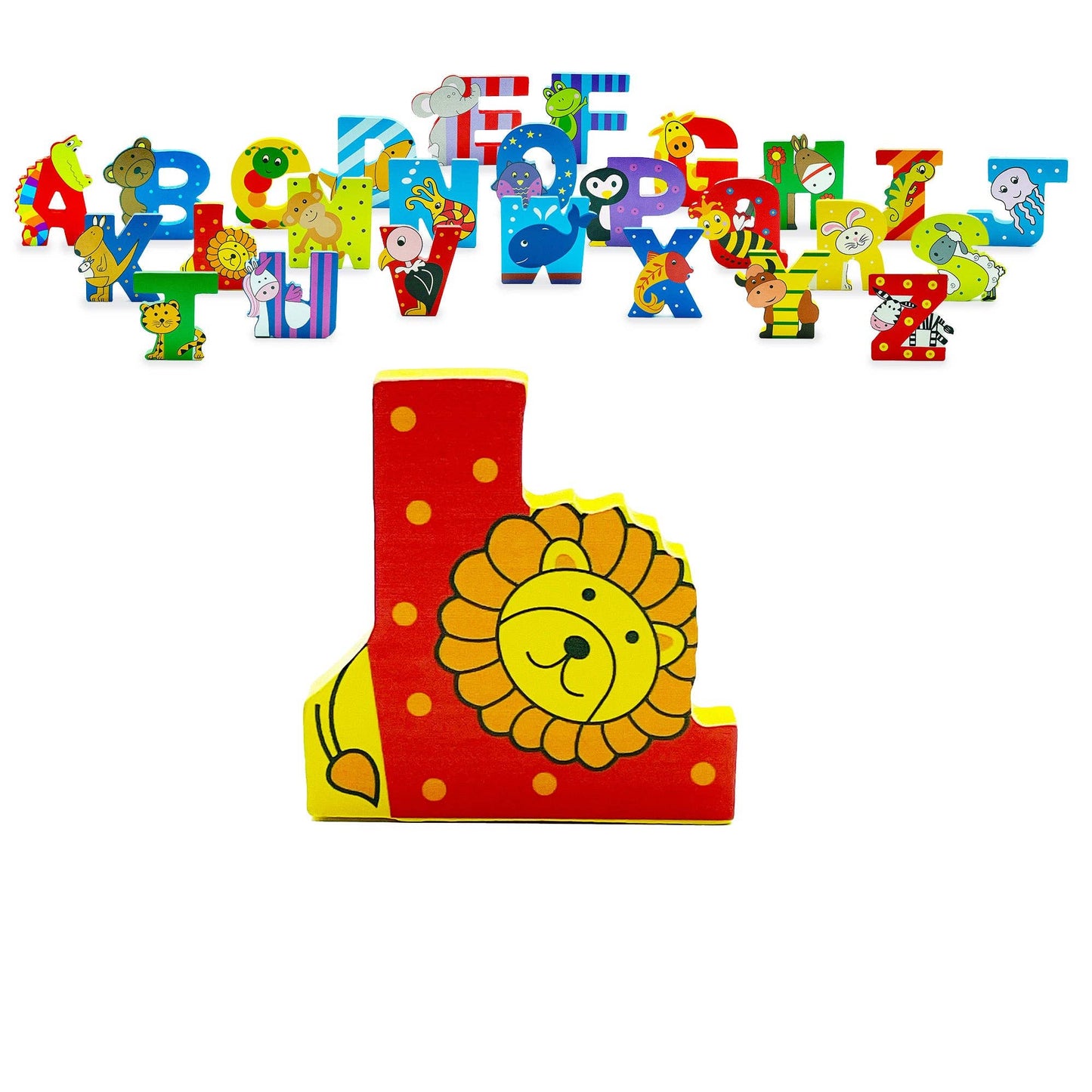 Alphabet Wooden letter L