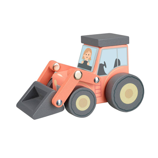 Farmyard Wooden Loader Tractor