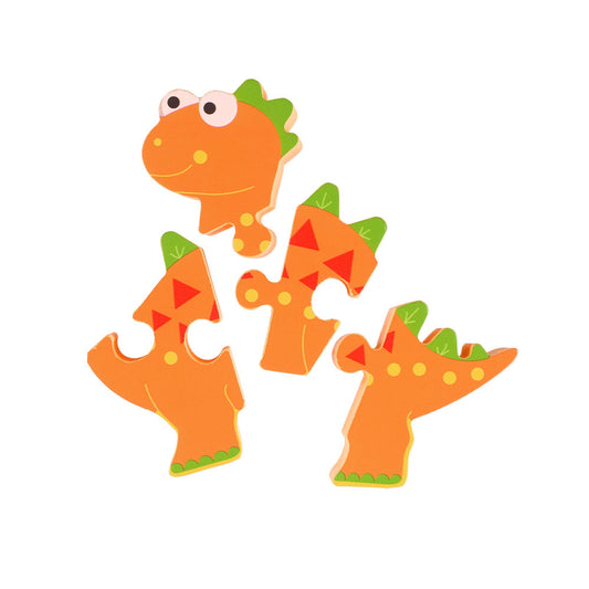 Wooden Puzzle: Stegosaurus