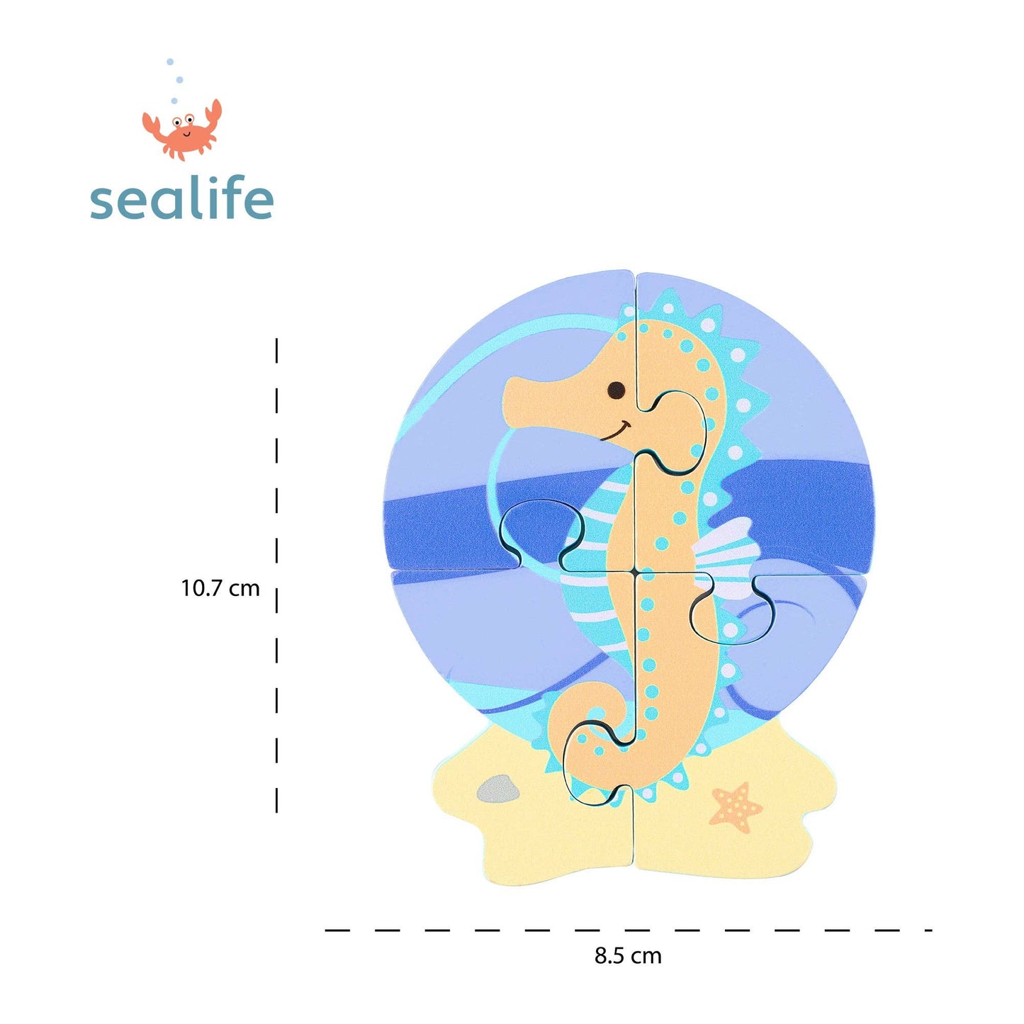 Wooden Puzzle: Seahorse