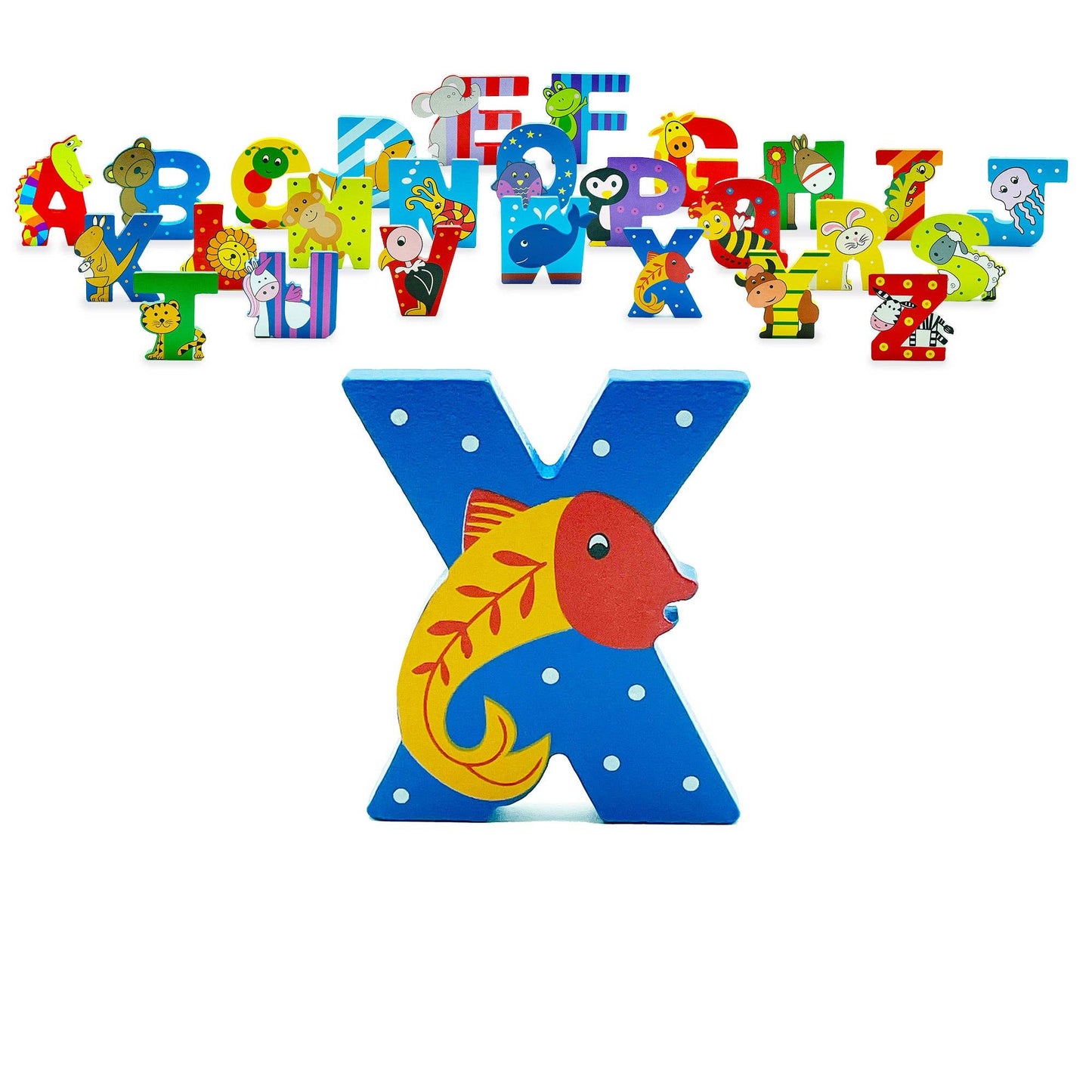 Alphabet Wooden letter X