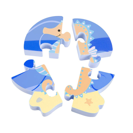 Wooden Puzzle: Seahorse