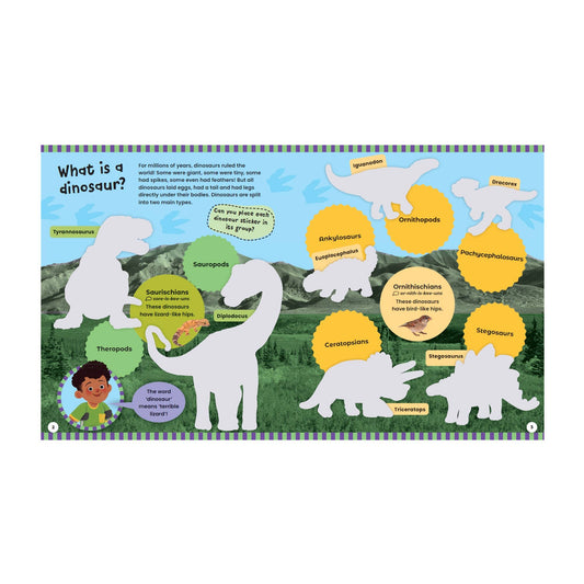 BOOK: Dinosaur Stickers - A Create-and-Keep Sticker Book!