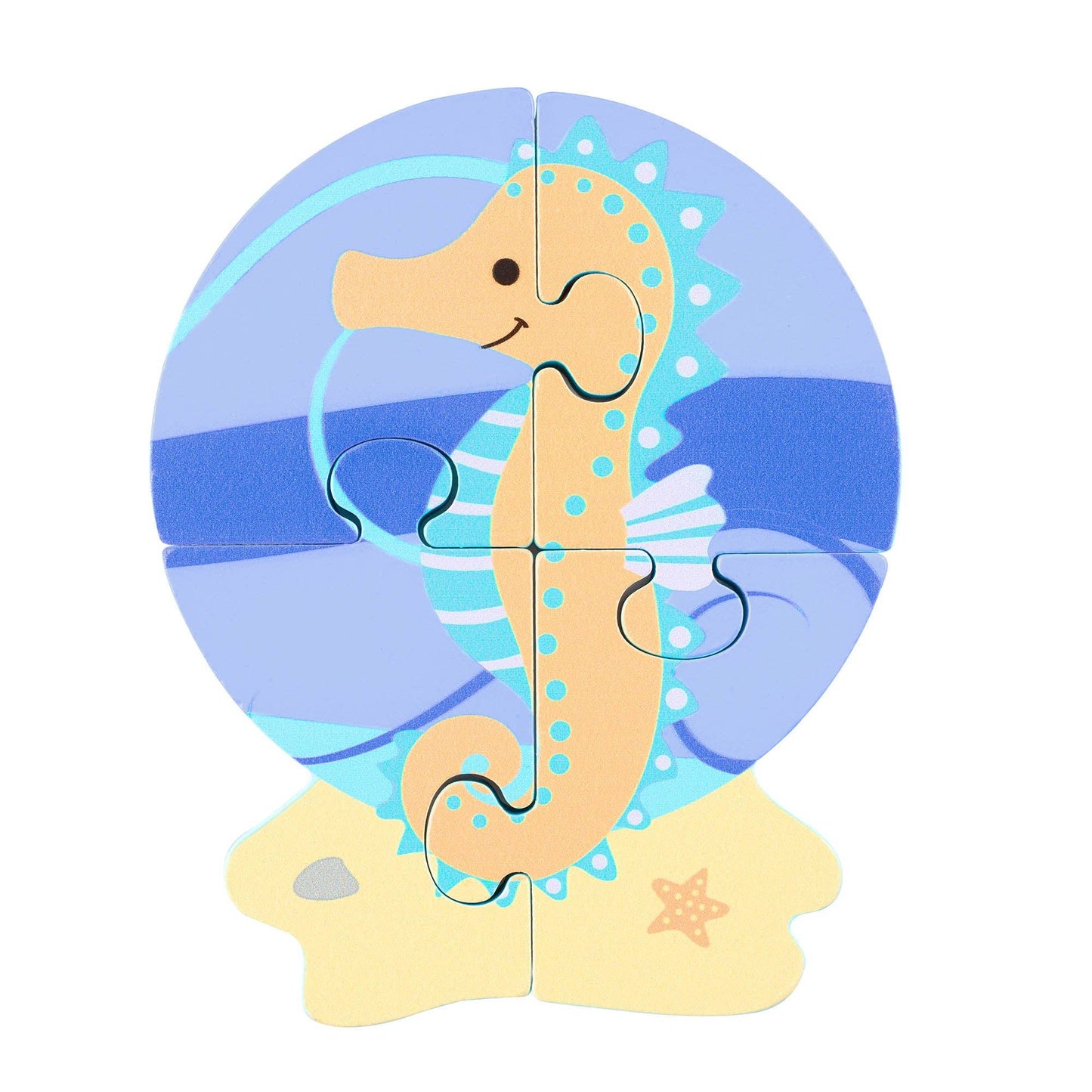 Wooden Puzzle: Seahorse