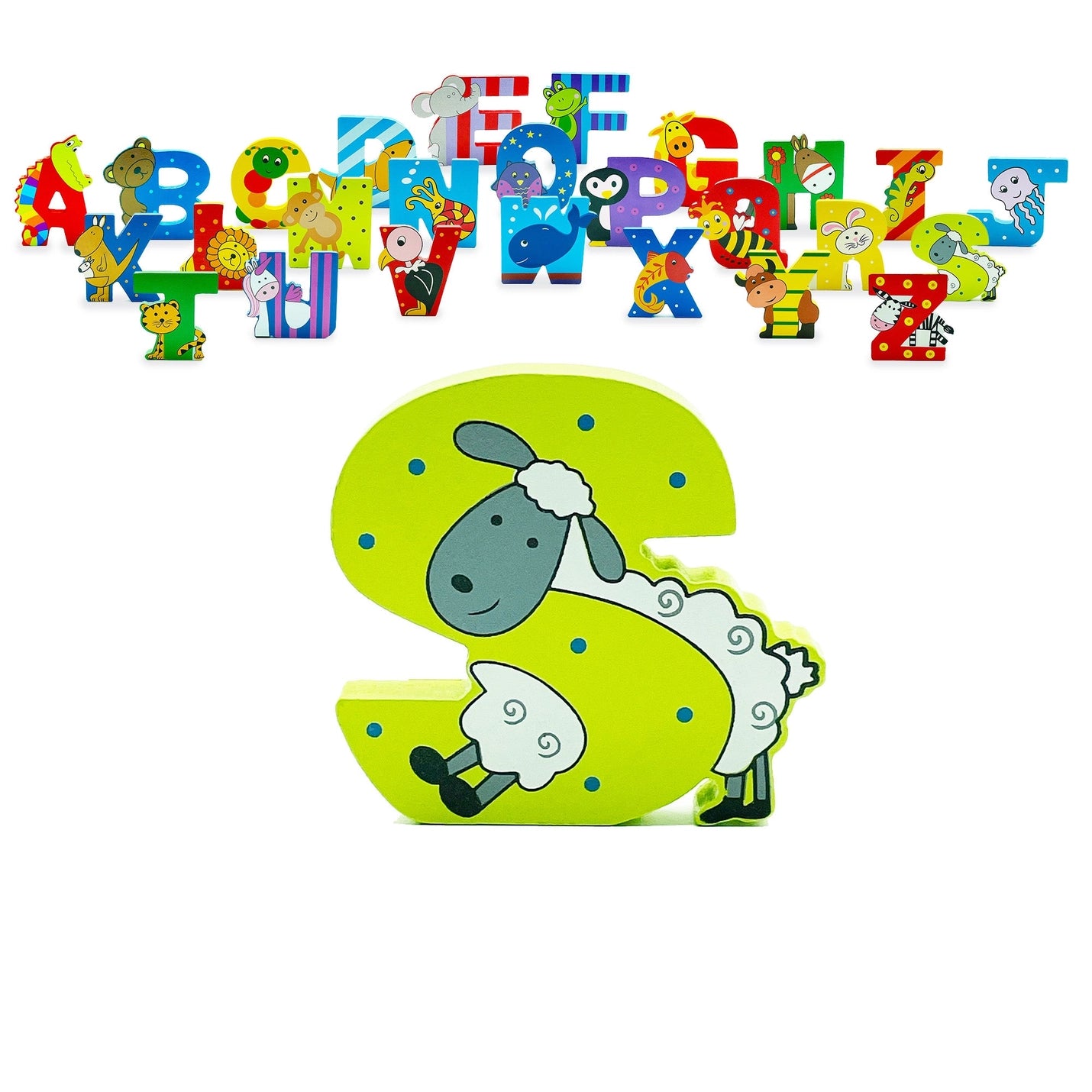 Alphabet wooden letter S