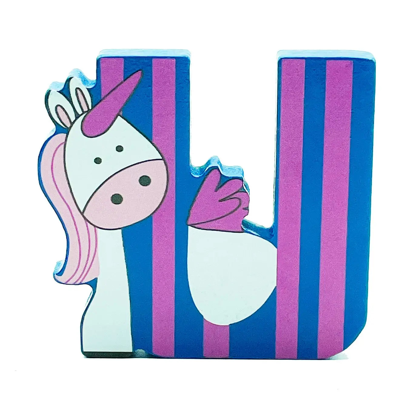 Alphabet wooden letter U