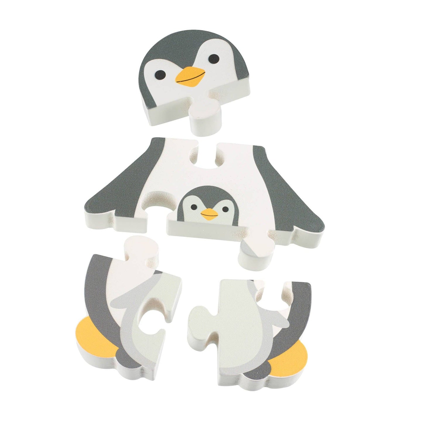 Wooden Puzzle: Penguins!
