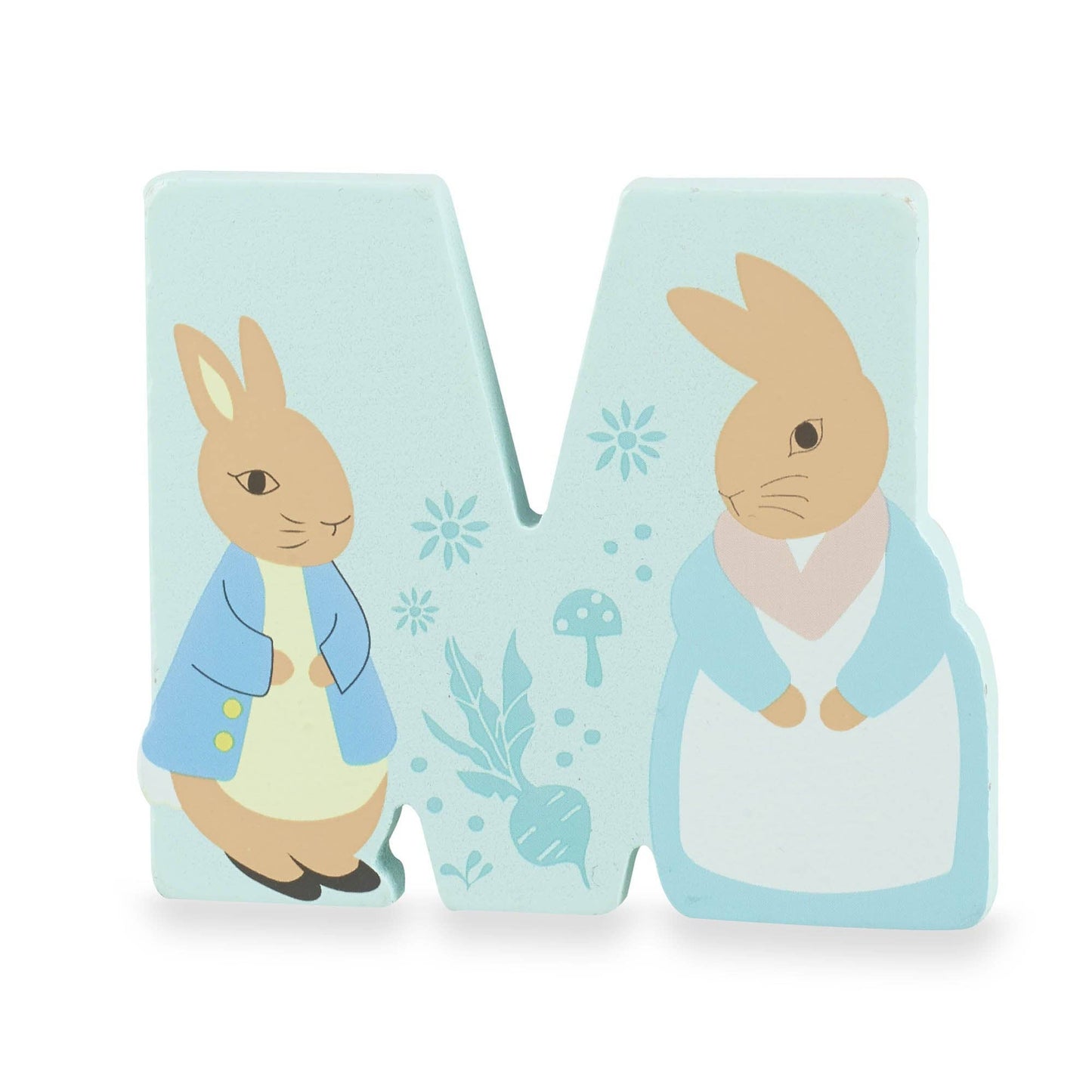 ALPHABET LETTERS - WOODEN - PETER RABBIT