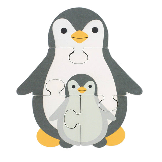 Wooden Puzzle: Penguins!