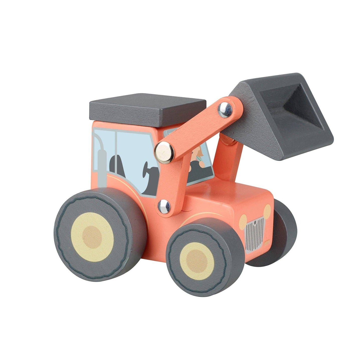 Farmyard Wooden Loader Tractor