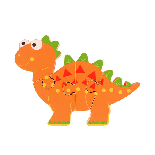 Wooden Puzzle: Stegosaurus